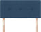 vidaXL - Hoofdbord - met - Knopen - Blauw - 100 - cm - Stof