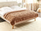 SALKA - Bedsprei - Bruin - 150 x 200 cm - Nepbont