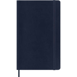 Moleskine 12 Maanden Agenda - 2026 - Wekelijks - Large - Zachte Kaft - Saffier Blauw