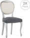 Stoelhoes Eysa BRONX Donker grijs 50 x 5 x 50 cm 2 Stuks