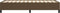 vidaXL - Bedframe - zonder - matras - 80x200 - cm - stof - donkerbruin