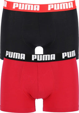 Puma - Basic Boxer 2P - Rood - Heren - maat M