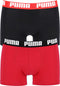 Puma - Basic Boxer 2P - Rood - Heren - maat M