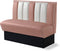 Bel Air Dinerbank Single Booth HW-120 Dusty Rose