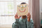 BS Toys Geobord - Motoriekspel - Educatief spel - Hout - 18 x 18 cm