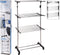 Bathroom Solutions Wasrek-droogrek - zwart-wit - 80 x 57 x 165 cm