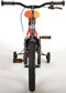 Volare Sportivo Kinderfiets - Jongens - 16 inch - Neon Oranje Zwart - 95% afgemonteerd