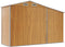 vidaXL - Tuinschuur - 277x93x179 - cm - gegalvaniseerd - staal - bruin
