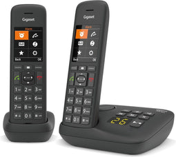 Gigaset A970A - DECT-telefoon - 2 handsets met nummerherkenning - Zwart