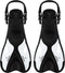 Atlantis Dolphin - Zwemvliezen - Verstelbare hielstrap - Zwart/Wit - 41-45