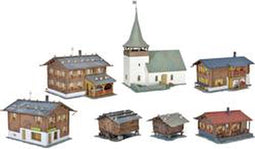 Kibri 38010 H0 Alpendorp Sertig-Dörfli
