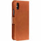 Dbramante1928 Lynge - Flip cover - Magneetsluiting en ruimte voor pasjes - Bruin