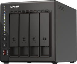QNAP TS-453E - NAS - 4x 2.5"/3.5" bays - Zwart