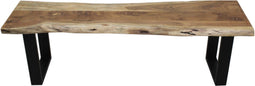 HSM Collection Eetbank SoHo - 180 cm - acacia/ijzer