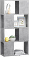 vidaXL-Boekenkast/kamerscherm-60x24x124,5-cm-betongrijs