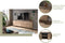 Furnilux Balton - Lowboard - Tijdloos design - Eiken licht basaltgrijs - 40x184x64cm
