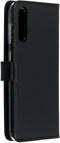 Selencia Galaxy A50 / A30s - Echt Lederen Bookcase - 3 Pashouders - Zwart
