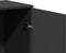 vidaXL - Dressoir - 79x38x80 - cm - bewerkt - hout - zwart