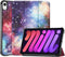 iMoshion Tablet Hoes Geschikt voor iPad Mini 6 (2021) - iMoshion Design Trifold Bookcase - Paars /Space