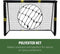 Umbro Voetbaldoel - Voetbal Goal 180 x 120 x 60 cm - Snelle Montage - Metaal - Zwart/Geel