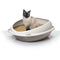 AIME Ovale kattenbak met verwijderbare rand - 57 x 40 x 19 cm - Voor katten