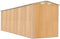 vidaXL - Tuinschuur - 192x689x223 - cm - gegalvaniseerd - staal - lichtbruin