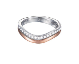 Esprit ESRG92467D - Ring - 925 Zilver - Zirkonia - Maat 57