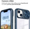 imoshion Hoesje Geschikt voor iPhone 14 Hoesje - imoshion Camslider Backcover - Donkerblauw
