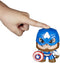 Marvel Mighty Muggs - Actiefiguur Captain America - Druk-en-draaimechanisme - Kleur: Captain America