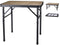 Redcliffs Campingtafel - aluminium - lichtgewicht - hout/zwart - 60 x 45 x 56 cm -