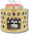 Scentchips® Glow - Waxbrander - Geurbrander - Amberblokjes Brander - Oliebrander - Wax Melts Brander - Aromabrander - Ook Geschikt Voor Essentiële Oliën - Geurolie - Waxmelts - Goud
