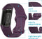 imoshion Siliconen bandje - Geschikt voor Fitbit Charge 6, Charge 5 - Paars - S