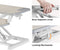 Bureau verhoger zit sta werkplek - ergonomisch verstelbaar bureau - 80 cm breed