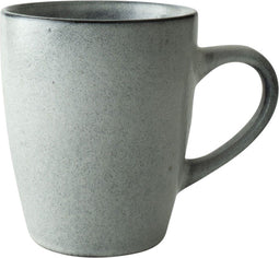 Dutch Rose Serenity Mok - Theemok - Koffiemok - Stoneware Handgemaakt - Grijs - 37 cl.