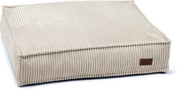Designed by Lotte Ribbed - Hondenkussen - Ribstof - Lichtgrijs - 70x55x15 cm