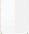 vidaXL - Tv-meubel - 100x35x40 - cm - bewerkt - hout - hoogglans - wit