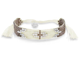 Scmyk BG-264 - Kralenarmband - Verstelbaar met macrame sluiting - Multi