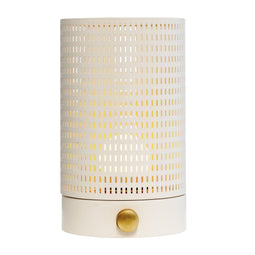Mesh - Lantaarn - Oplaadbaar LED - Crème wit