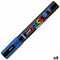 POSCA PC-5BR - Markeerstift BRUSH - Inkt op waterbasis - Blauw (6 stuks)