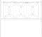 vidaXL - Hoofdbord - 107 - cm - metaal - wit