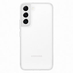 Samsung EF-QS901C (Galaxy S22) - Soft case - Krasbestendig en schokbestendig - Transparant