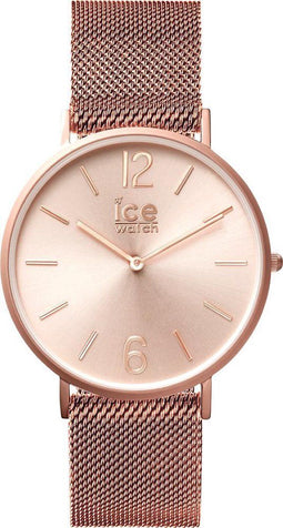 Ice Watch CITY milanese IW012710 - Horloge - Staal rosékleurig PVD - Rosékleurig - 36 mm