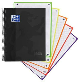 Oxford CLASSIC EUROPEANBOOK - Boek over Ringen - A4 120 Lakens - Zwart (5 stuks)