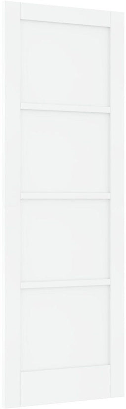 vidaXL - Interne - Deur - "ORKDAL" - Wit - 73,5x211x4 - cm - Massief - Hout