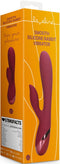 Shots - Loveline LOVE003RED - Smooth Silicone Rabbit Vibrator - Dark Cherry