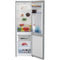 Beko RCSA270K40SN - Vrijstaande koelkast - 2 deurs - Inox - 171x54x57 cm