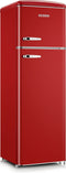 Severin RKG 8983 - Retro Koelvriescombinatie - 206 liter - Rood - Energieklasse D