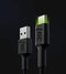 Green Cell KABGC06 - USB-C Kabel - Snel opladen Quick Charge 3.0 - Zwart 120cm