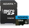 ADATA Premier - microSDXC UHS-I Class 10 V10 A1 128GB - Leessnelheid 85 MB/s - Zwart Blauw
