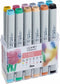 Copic Classic Dual Marker Pastel Kleuren - Stiften Set 12 stuks - Markers Voor Tekenen En Ontwerpen - Professionele Markers - Copic Stiften